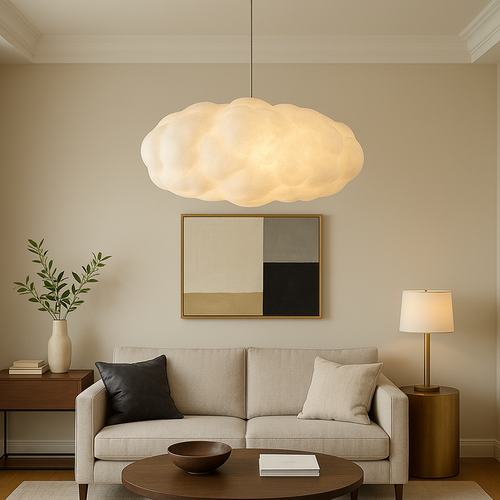 WolkenLicht: Moderna Lampada a Sospensione LED Design Nuvole – Stilosissima Lampada per Soggiorno e Tavolo da Pranzo