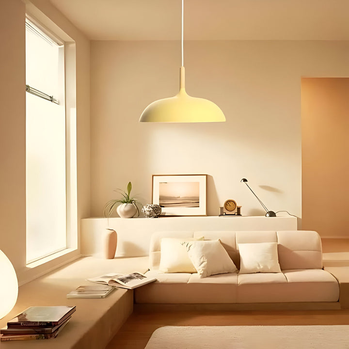 WoodLoom: Lampada a sospensione in legno scandinavo – Lampada moderna per sala da pranzo e cucina