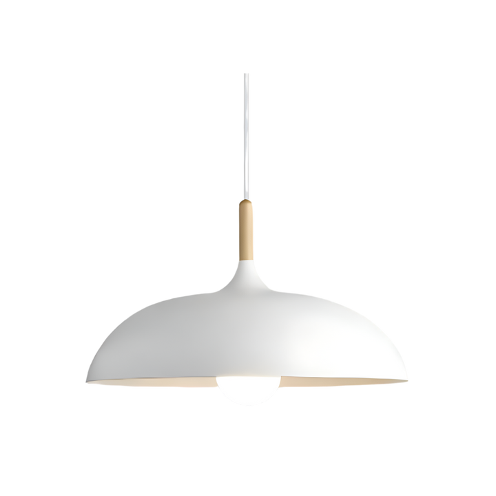 WoodLoom: Lampada a sospensione in legno scandinavo – Lampada moderna per sala da pranzo e cucina