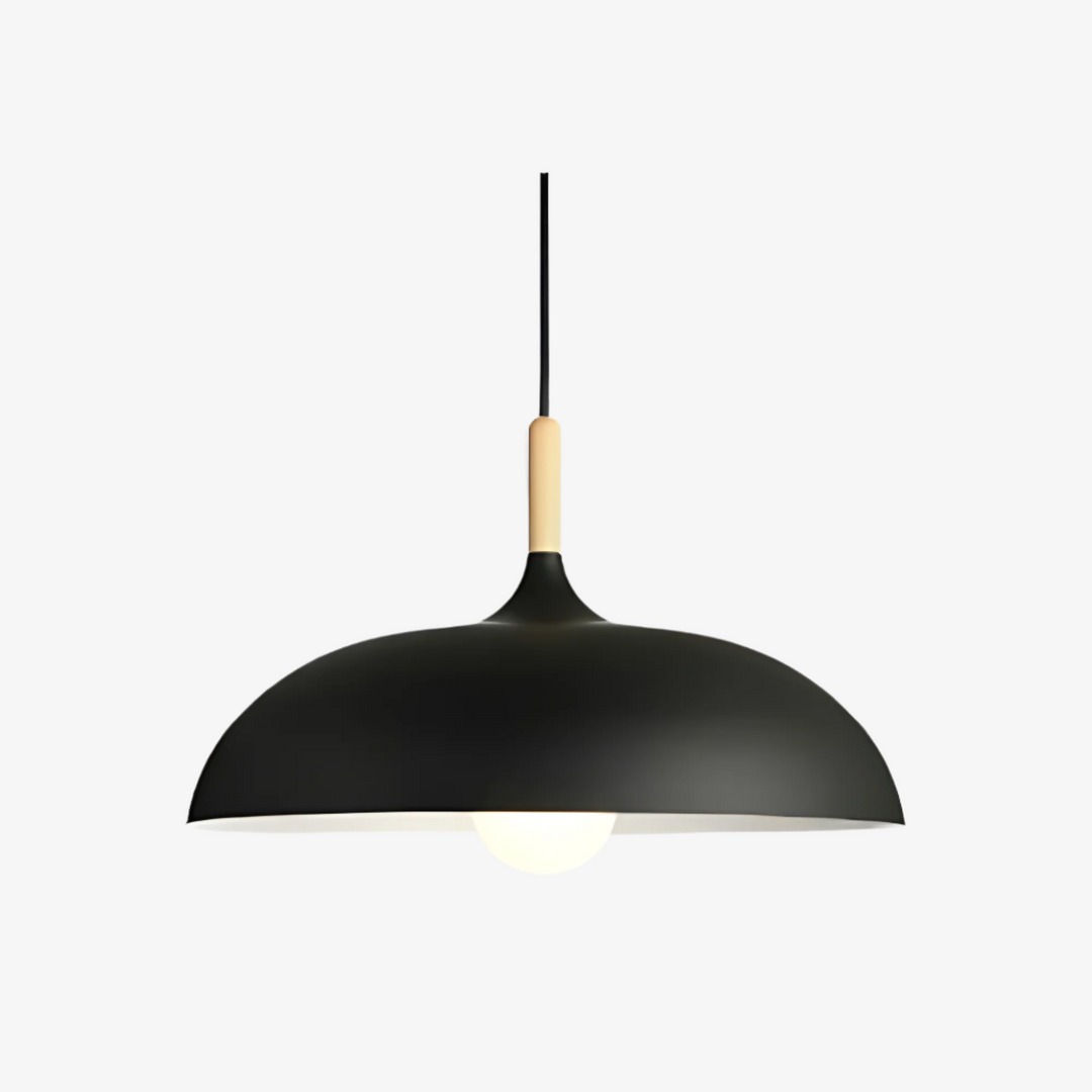 WoodLoom: Lampada a sospensione in legno scandinavo – Lampada moderna per sala da pranzo e cucina