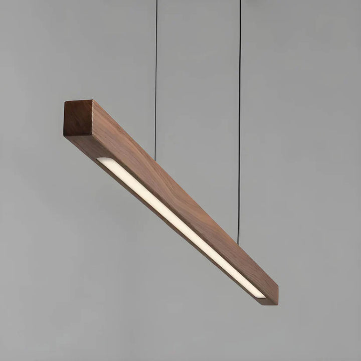 Woodara: Lampada a sospensione LED in legno – luce moderna per la cucina e design