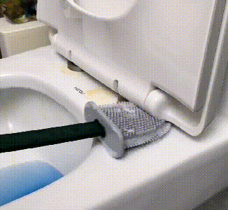 Spazzola per WC FlexiClean – Design in Silicone Igienico per una Pulizia Facile