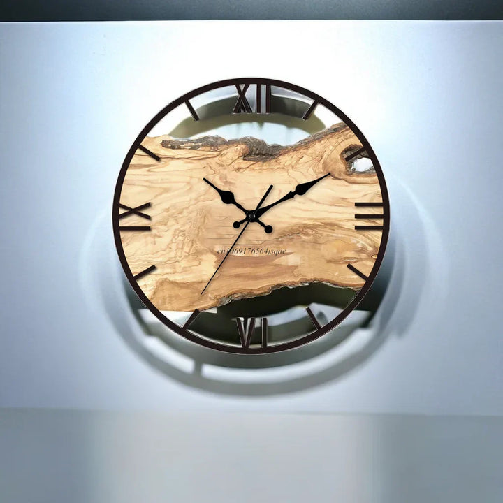 ZeitGlanz: Orologio da Parete Trasparente – Orologio dal Design Moderno