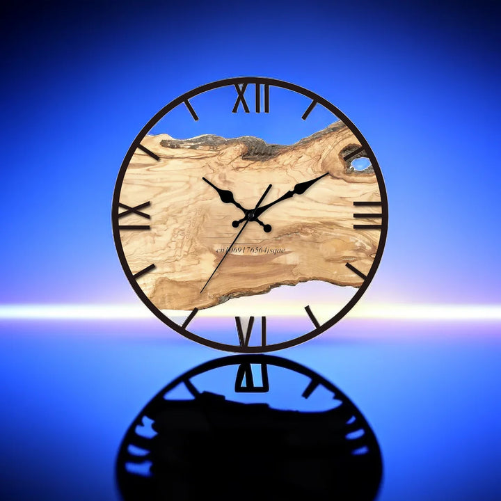 ZeitGlanz: Orologio da Parete Trasparente – Orologio dal Design Moderno