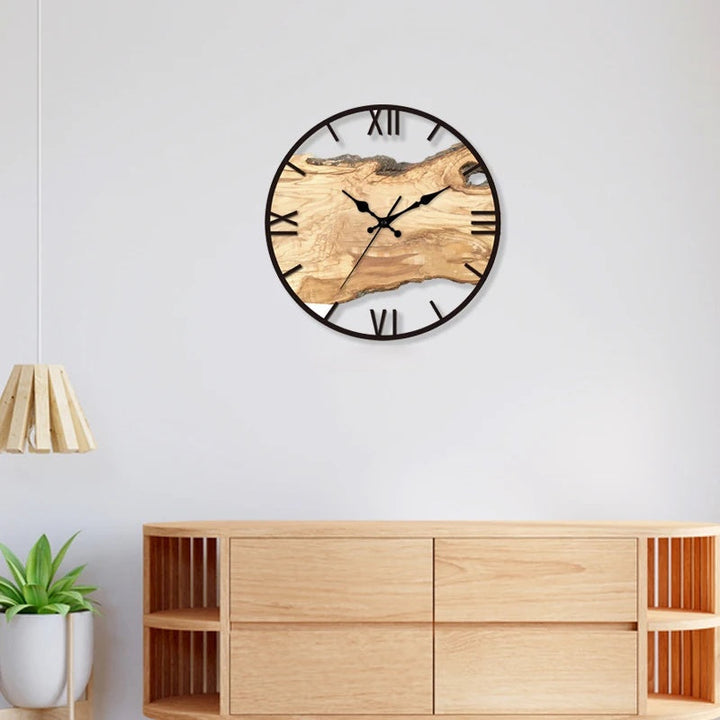 ZeitGlanz: Orologio da Parete Trasparente – Orologio dal Design Moderno