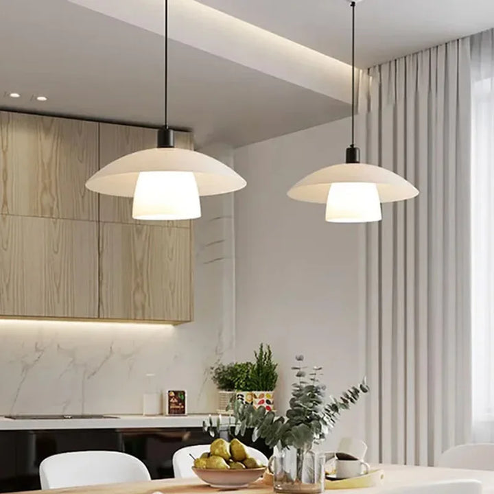 ZenGlow: Lampada a sospensione giapponese in stile moderno – per soggiorno e sala da pranzo