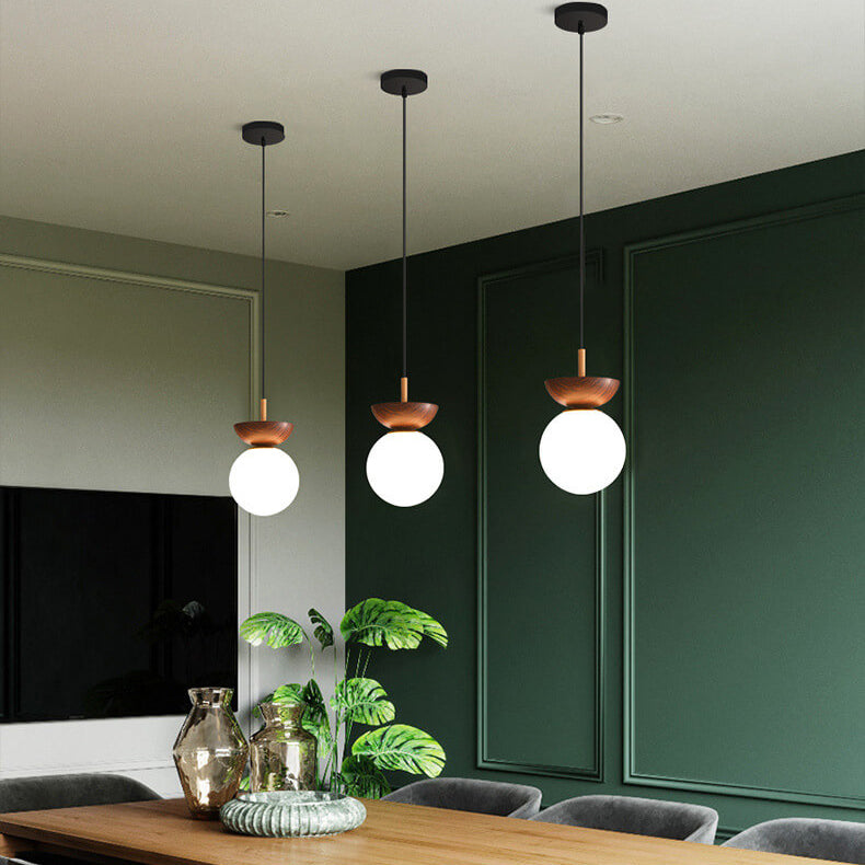 Zenora: Lampada da soffitto giapponese in legno – Luce LED per soggiorno e camera da letto