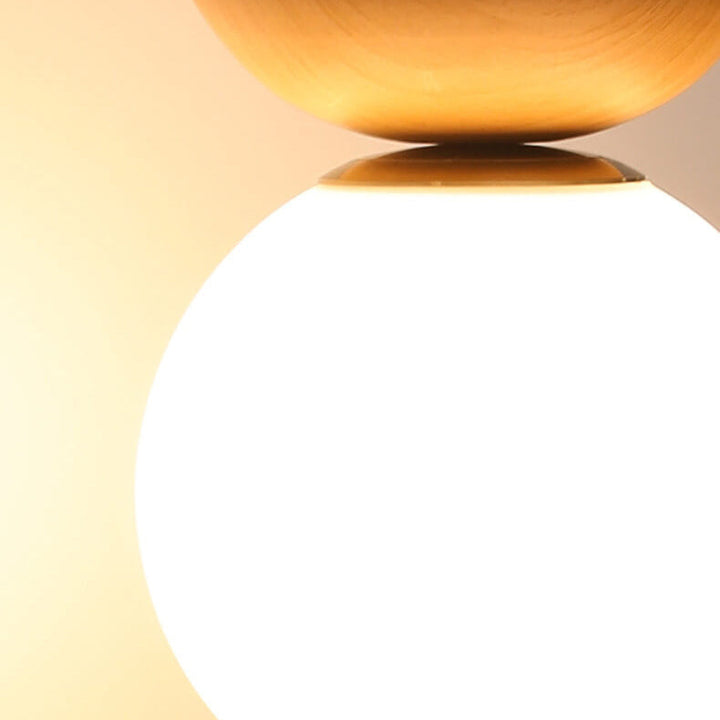 Zenora: Lampada da soffitto giapponese in legno – Luce LED per soggiorno e camera da letto