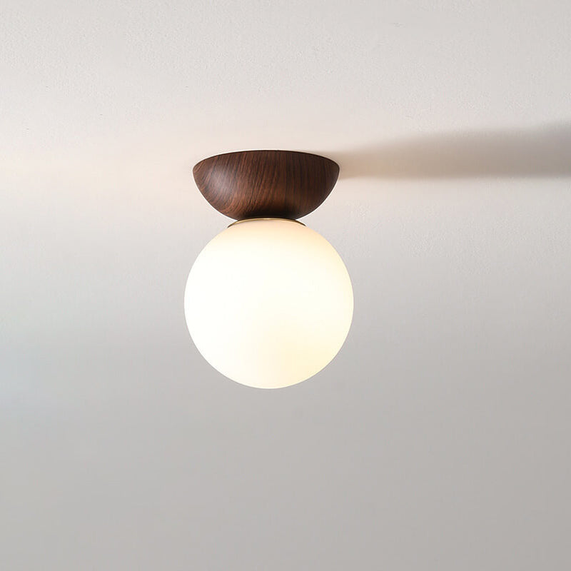 Zenora: Lampada da soffitto giapponese in legno – Luce LED per soggiorno e camera da letto