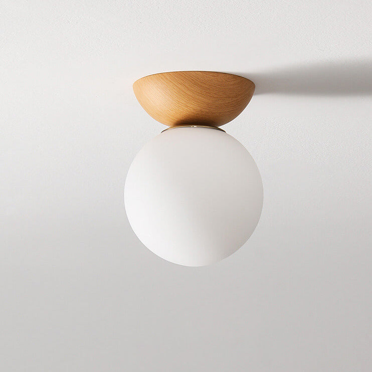 Zenora: Lampada da soffitto giapponese in legno – Luce LED per soggiorno e camera da letto