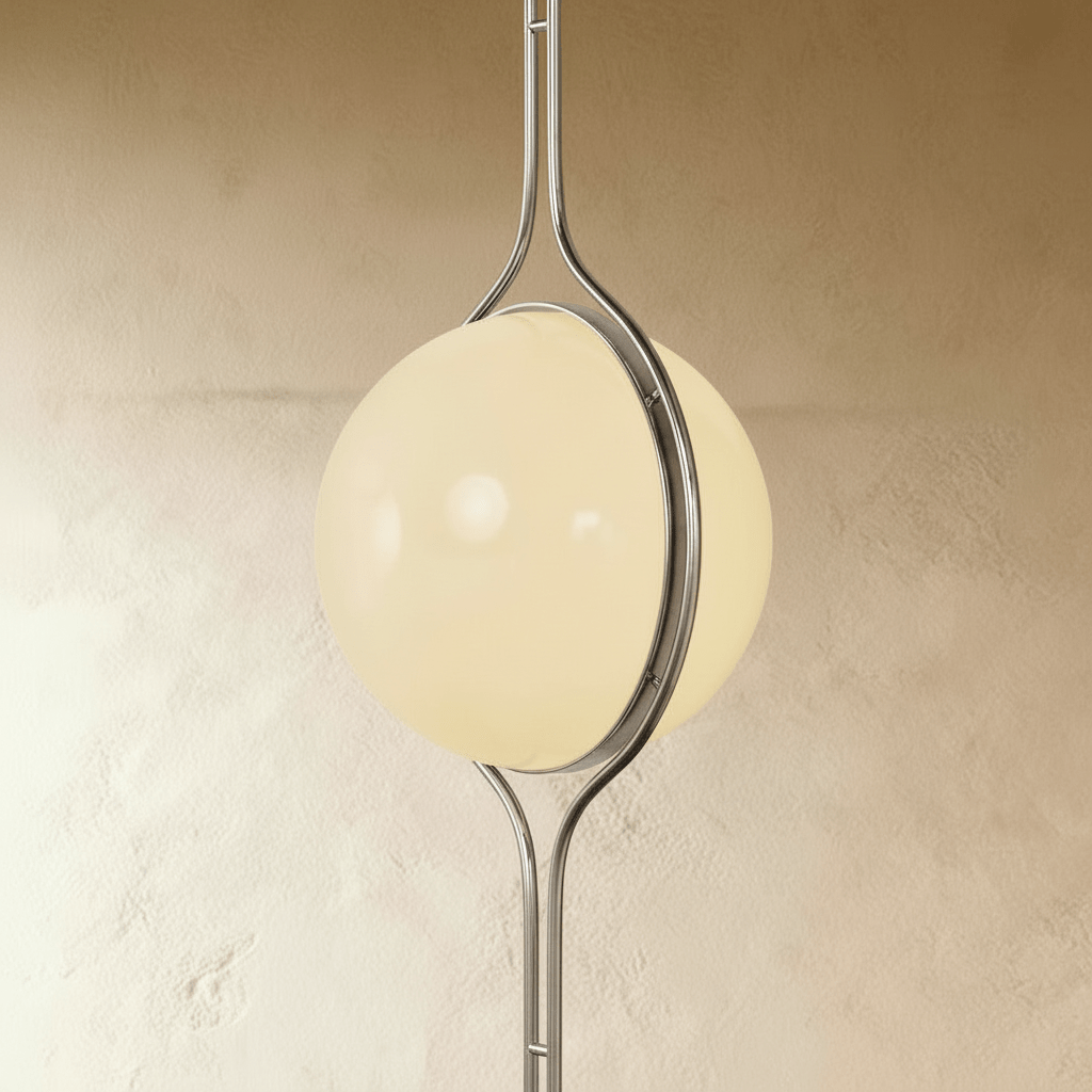 ZuruLicht: Lampada da soffitto LED moderna da terra a soffitto con sfere in acrilico – per soggiorno e ingresso