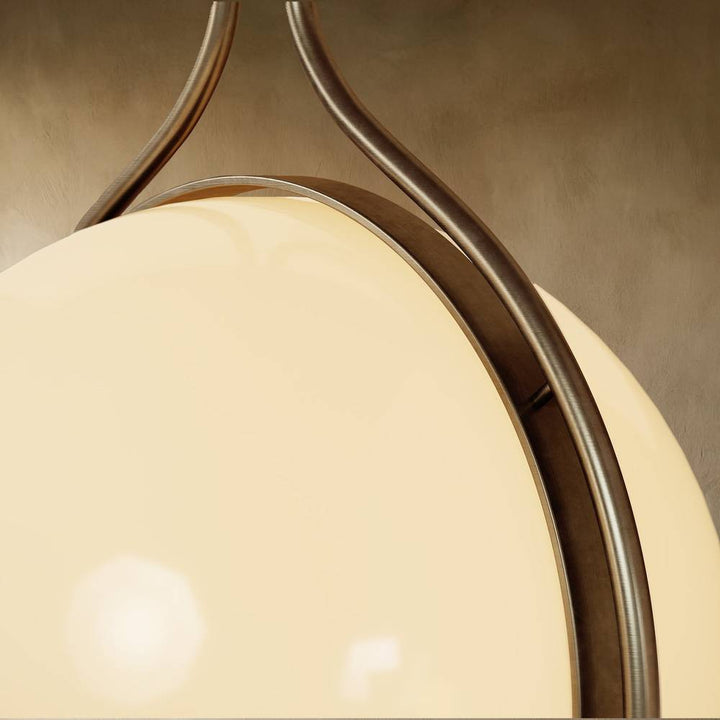 ZuruLicht: Lampada da soffitto LED moderna da terra a soffitto con sfere in acrilico – per soggiorno e ingresso