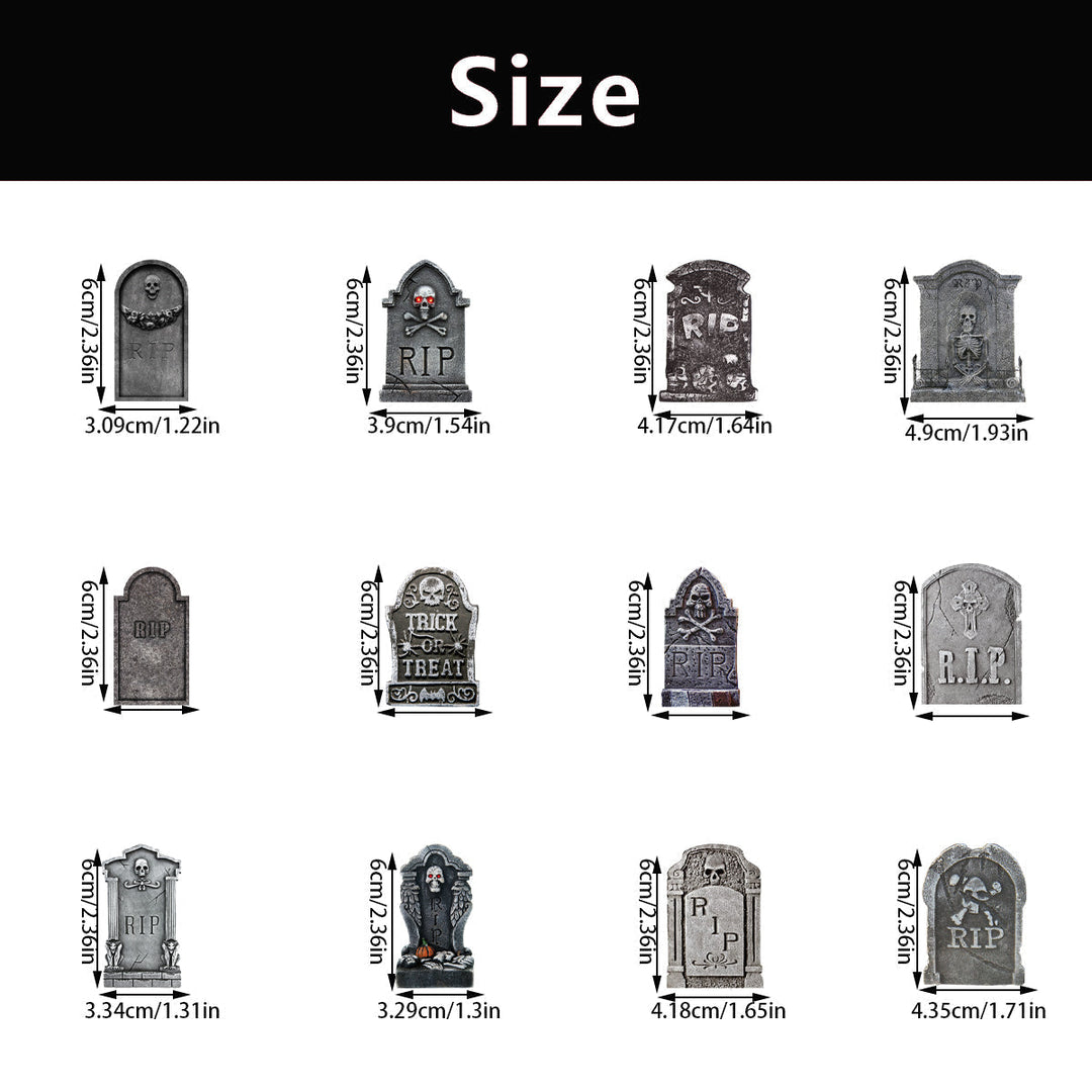 GespenstischeAufsätze™ Decorazioni per Cupcake Halloween Tombcake