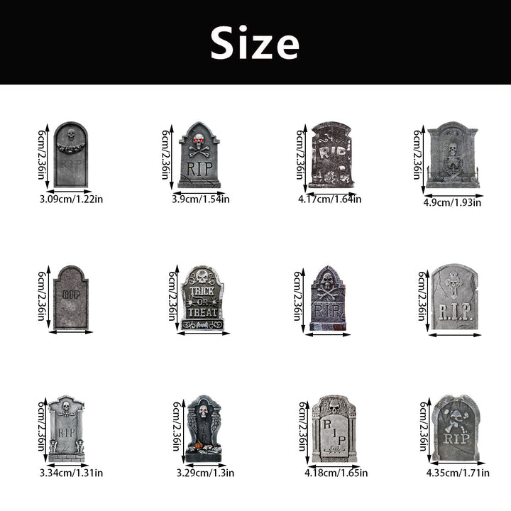 GespenstischeAufsätze™ Decorazioni per Cupcake Halloween Tombcake