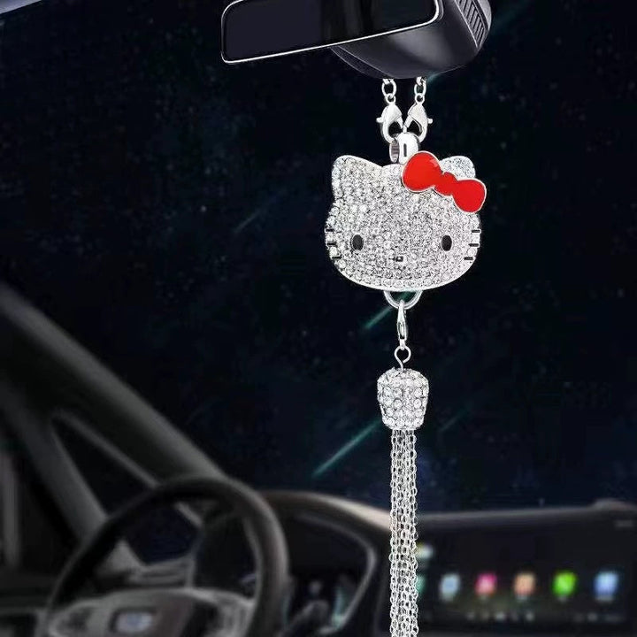 Porta-profumo Auto | Cristallo &amp; Lega di zinco | Decorazione scintillante &amp; Idea regalo