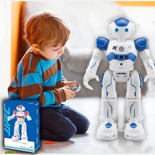 RoboLern™ Robot Bambino Intelligente | Controllo tramite gesti, Musica &amp; Danza | Programmabile | Giocattolo educativo interattivo