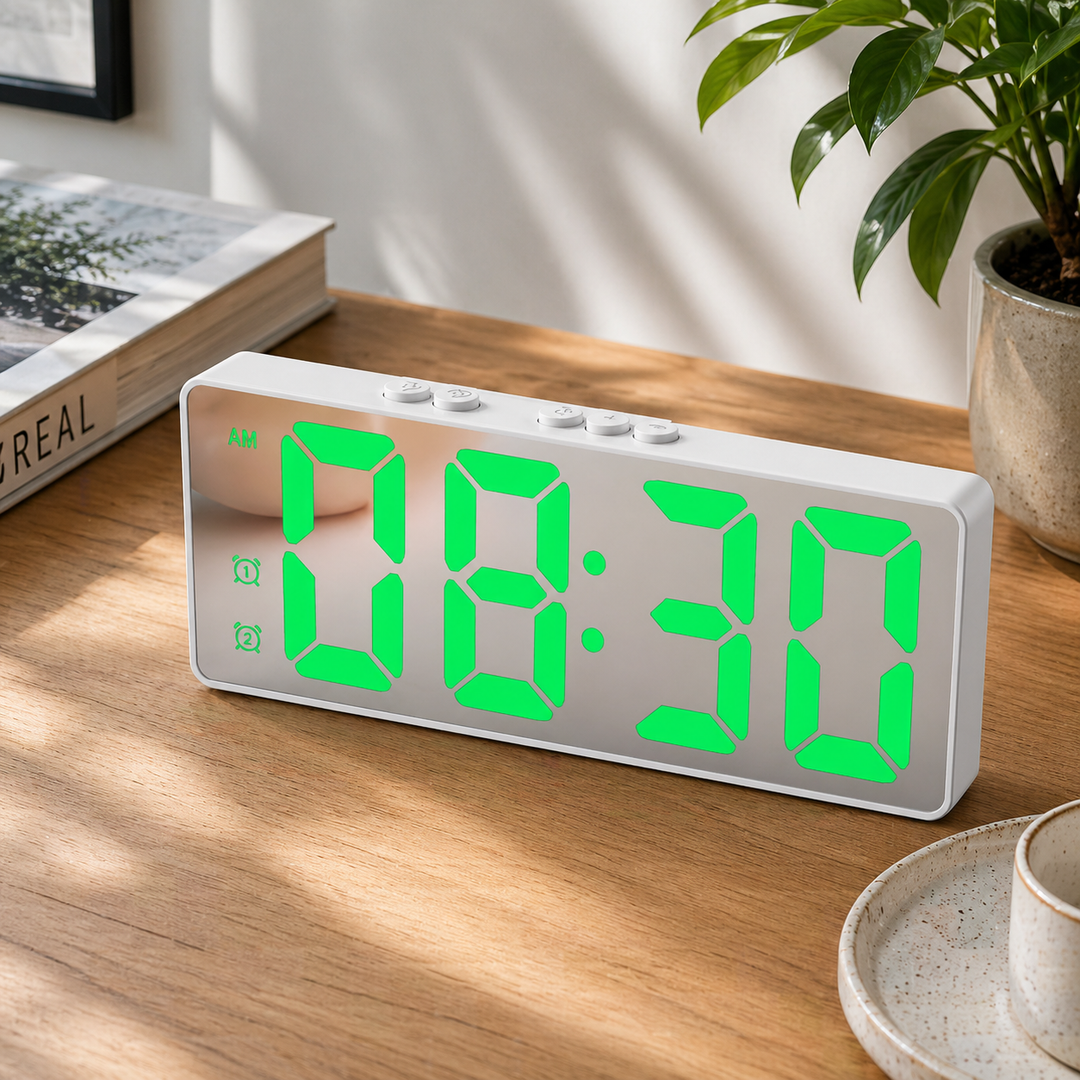 Orologio digitale LED con controllo vocale