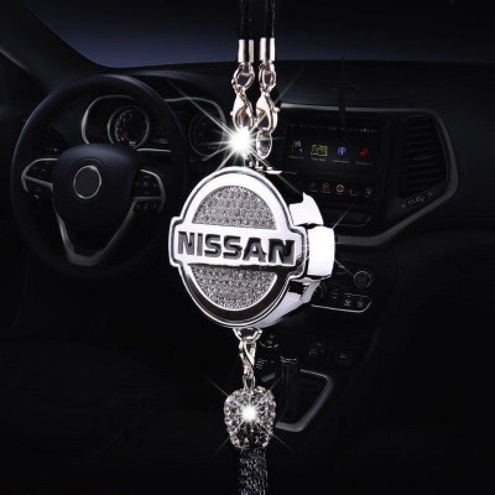 Porta-profumo Auto | Cristallo &amp; Lega di zinco | Decorazione scintillante &amp; Idea regalo