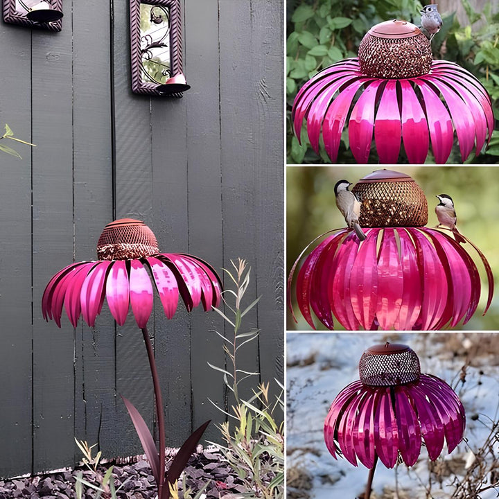 Mangiatore di uccelli a forma di fiore