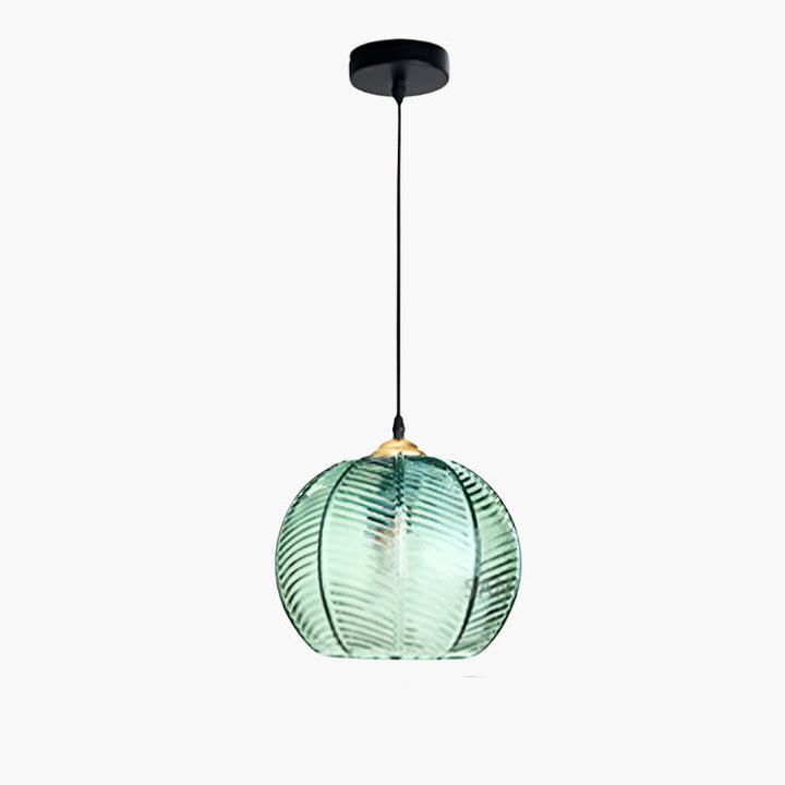 Aalin: Lampadario in vetro opalino colorato con attacco E27 – per aree pranzo moderne