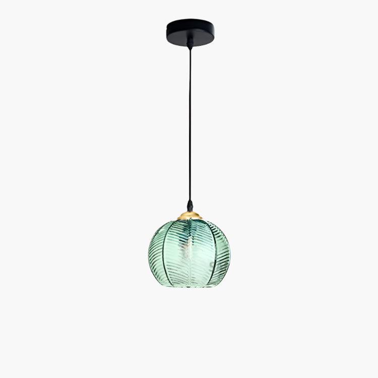 Aalin: Lampadario in vetro opalino colorato con attacco E27 – per aree pranzo moderne