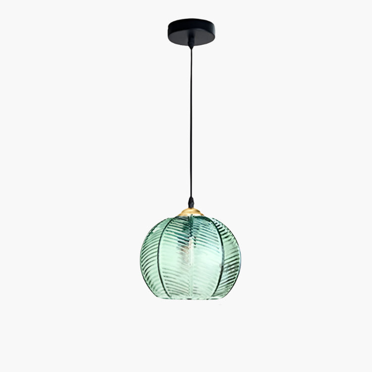 Aalin: Lampadario in vetro opalino colorato con attacco E27 – per aree pranzo moderne
