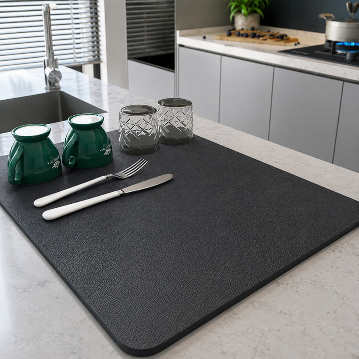 Tappetino assorbente per piatti e utensili da cucina