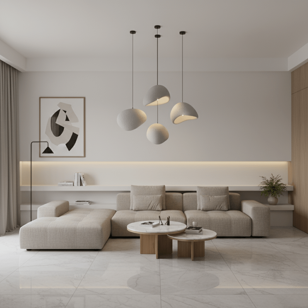 AMBRA SHINE – Lampada a sospensione elegante con luce calda dimmerabile