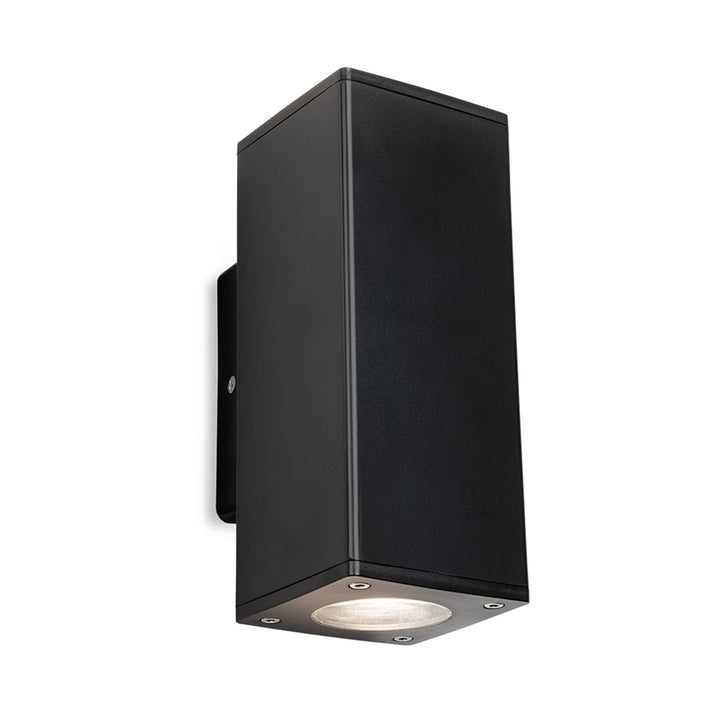 Lampada da parete Andre Square Up &amp; Down, Nera