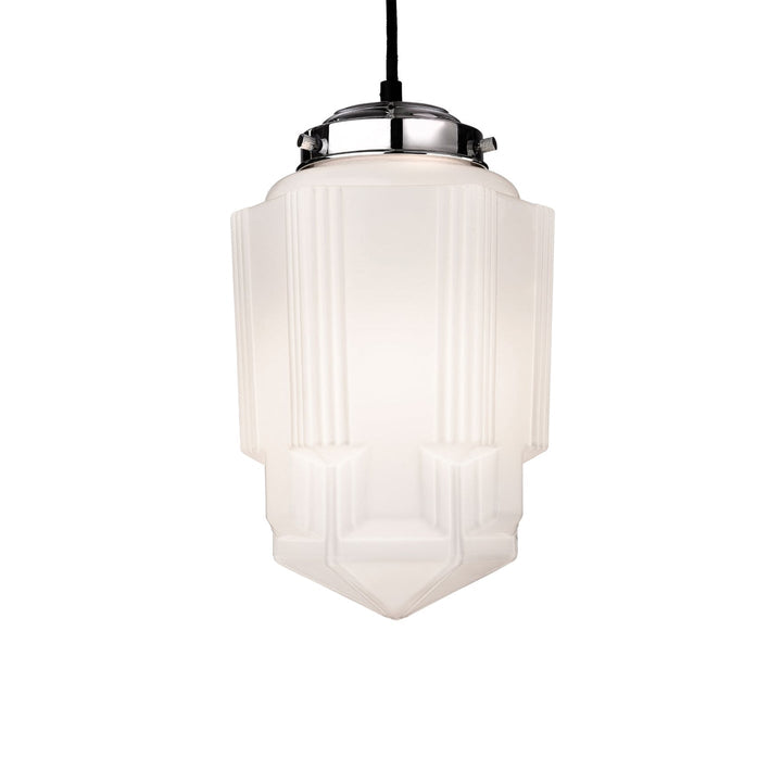Lampadario Opaline Art Deco 30cm