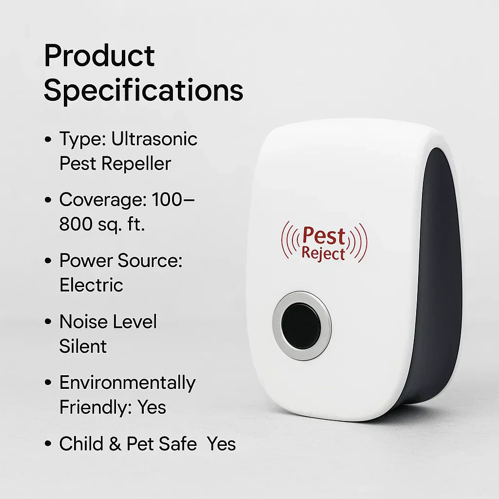 Dispositivo Repellente Ultrasonico per Scoiattoli - Controllo Efficace dei Parassiti per Allontanare Scoiattoli in 48 Ore per Giardini e Patii