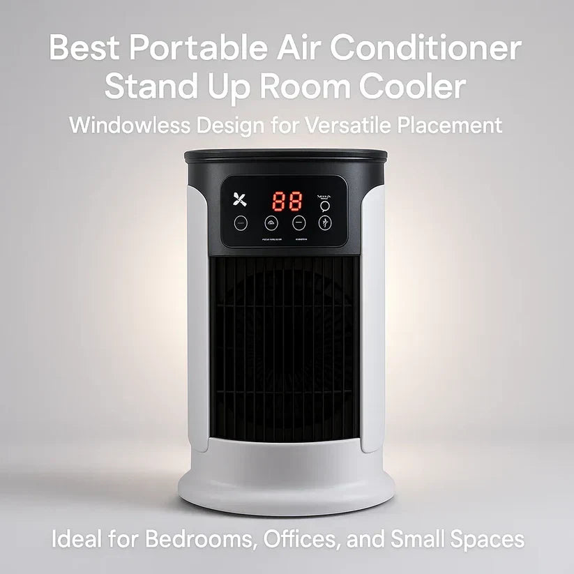 Condizionatore Portatile | Senza Finestre, Efficiente Energeticamente e Ideale per Uso Domestico e Camere da Letto