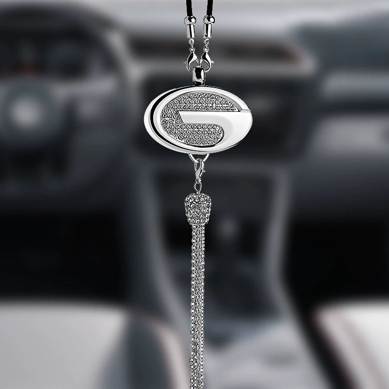 Porta-profumo Auto | Cristallo &amp; Lega di zinco | Decorazione scintillante &amp; Idea regalo