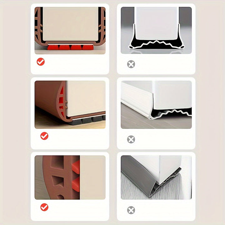 Paracolpi per porta regolabile SnugBlock per isolamento e insonorizzazione
