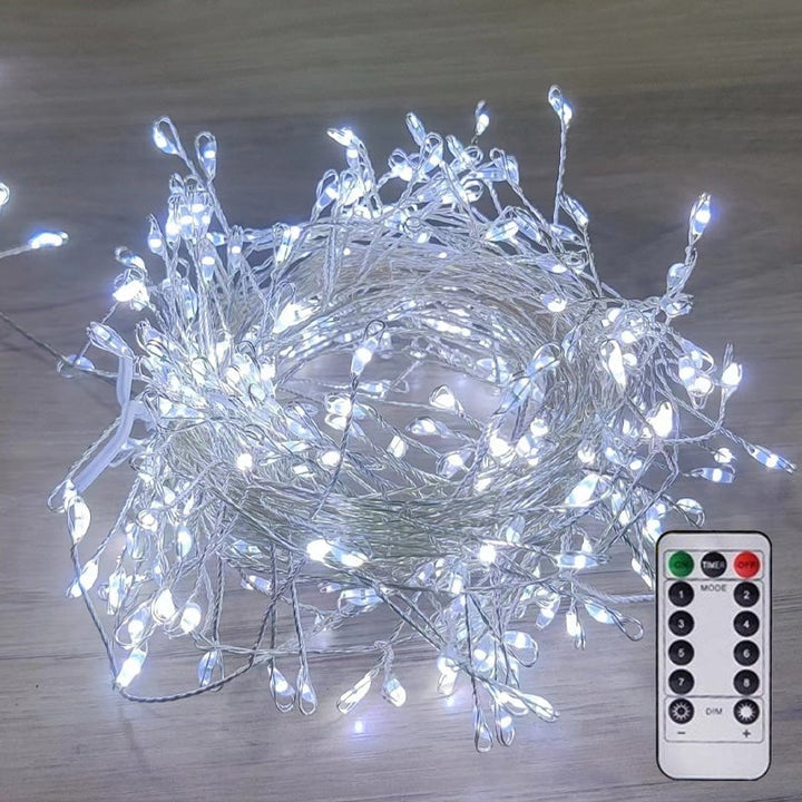 Ghirlanda luminosa a LED in filo di rame | Flessibile, malleabile e impermeabile | Per interni ed esterni