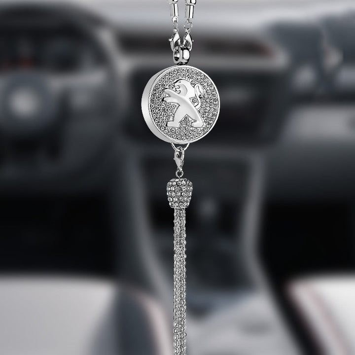 Porta-profumo Auto | Cristallo &amp; Lega di zinco | Decorazione scintillante &amp; Idea regalo
