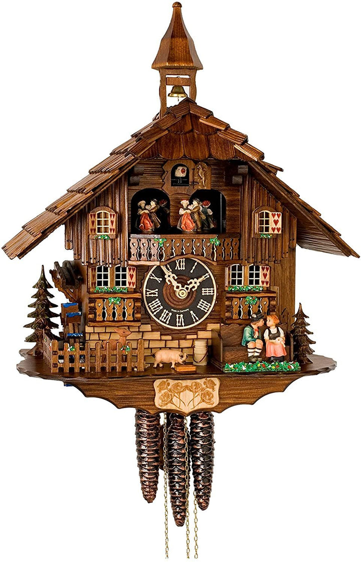 Orologio a cucù in legno TimberTock™ Incantevole Bosco