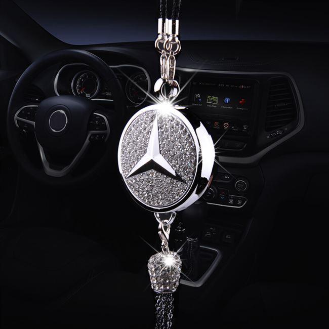 Porta-profumo Auto | Cristallo &amp; Lega di zinco | Decorazione scintillante &amp; Idea regalo
