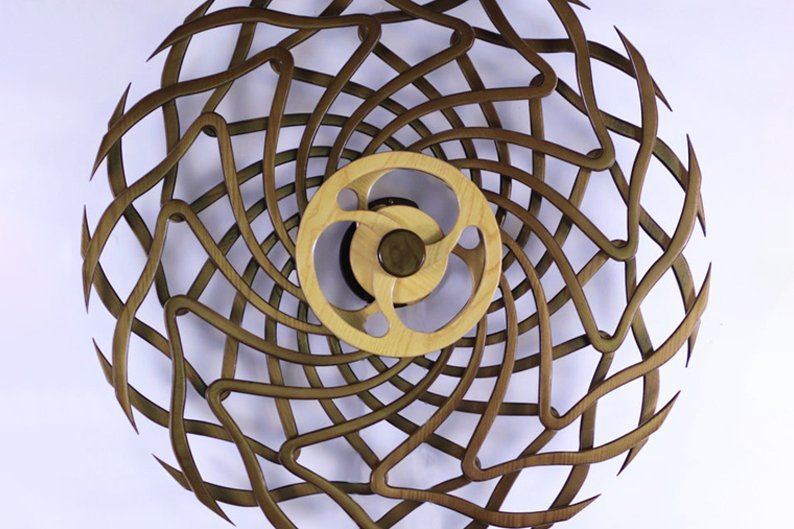Scultura in legno cinetico | Decorazione murale animata &amp; oggetto d&