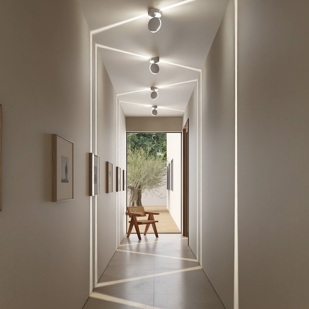 Applique da parete con funzione spot | Elemento luminoso rotante a 360° | Efficiente dal punto di vista energetico