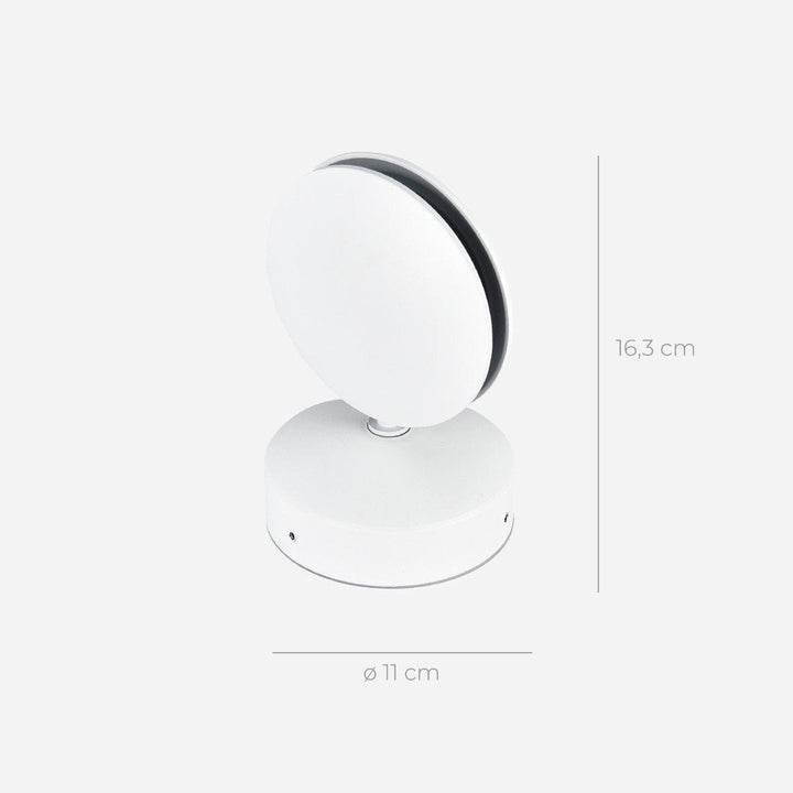 Applique da parete con funzione spot | Elemento luminoso rotante a 360° | Efficiente dal punto di vista energetico