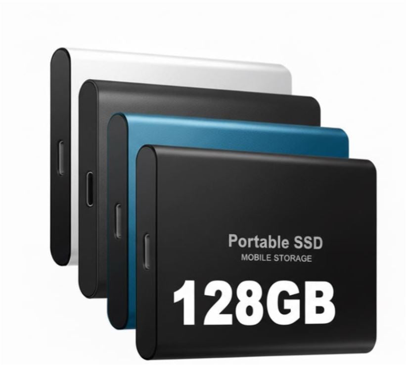DataSprint SSD Esterno 128GB – Archiviazione USB-C veloce fino a 1050 MB/s