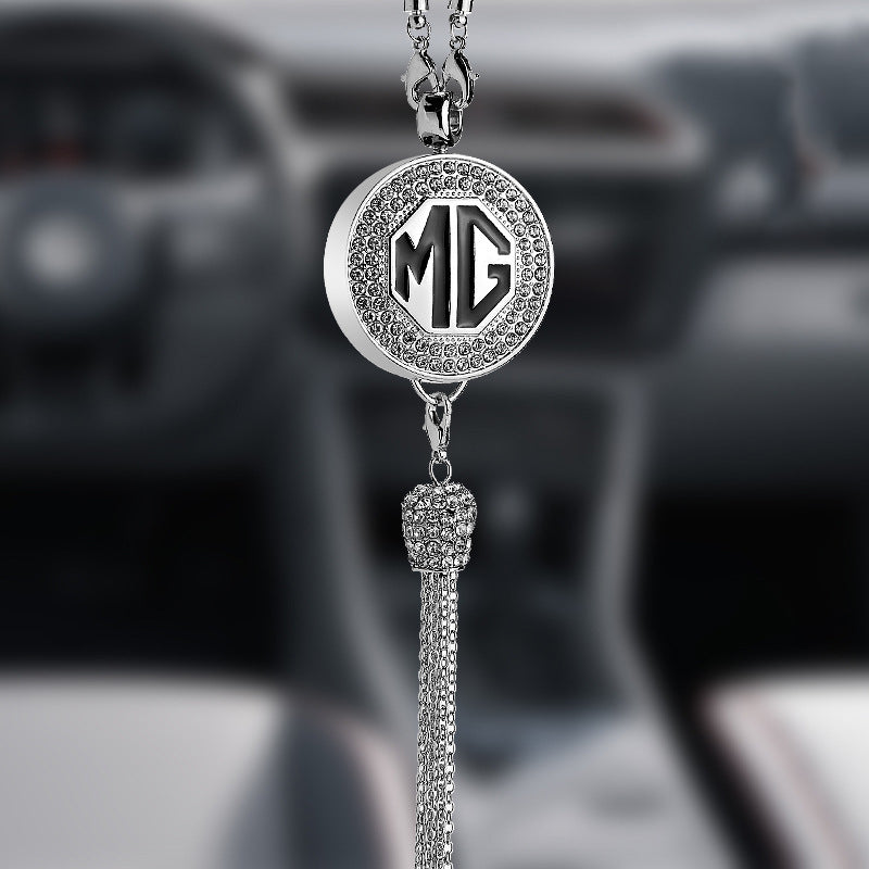 Porta-profumo Auto | Cristallo &amp; Lega di zinco | Decorazione scintillante &amp; Idea regalo
