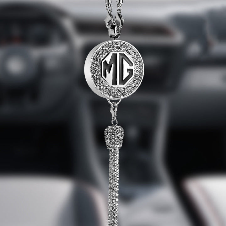 Porta-profumo Auto | Cristallo &amp; Lega di zinco | Decorazione scintillante &amp; Idea regalo