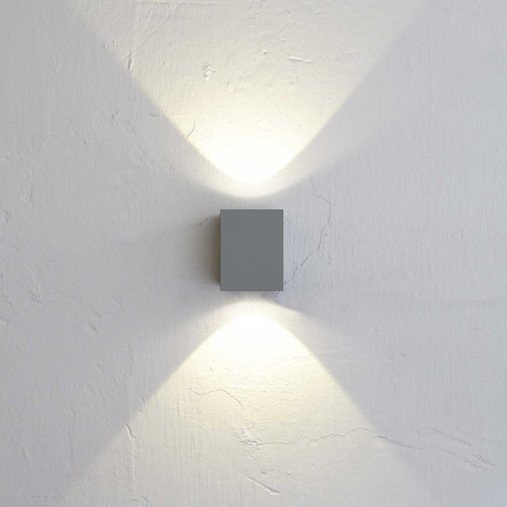 Canto Kubi 2 LED Applique da Parete, Grigio