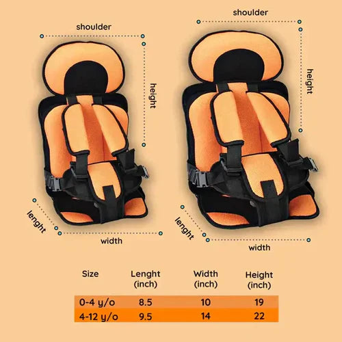 Seggiolino Elevatore Portatile e Pieghevole per Bambini