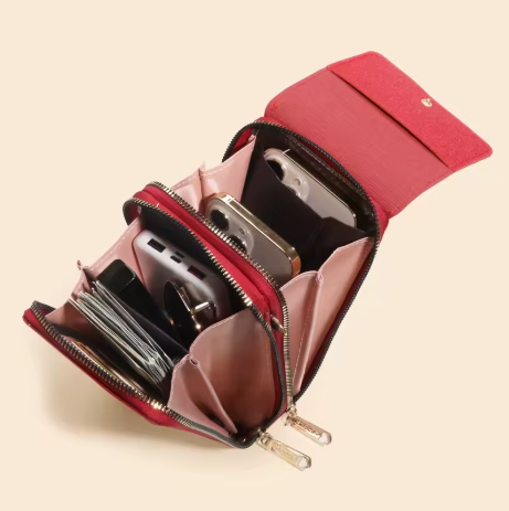 Borsa a Tracolla per Donne | Custodia per Telefono con Portafoglio | ModePouch