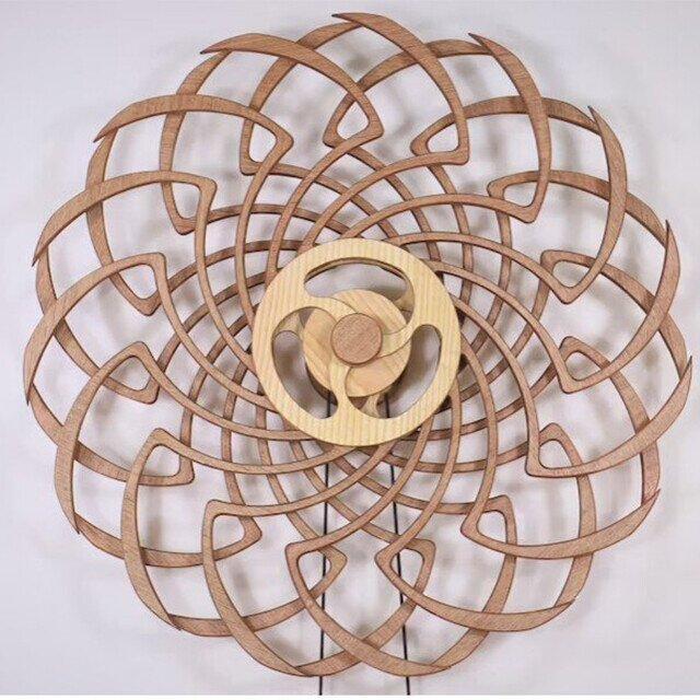 Scultura in legno cinetico | Decorazione murale animata &amp; oggetto d&