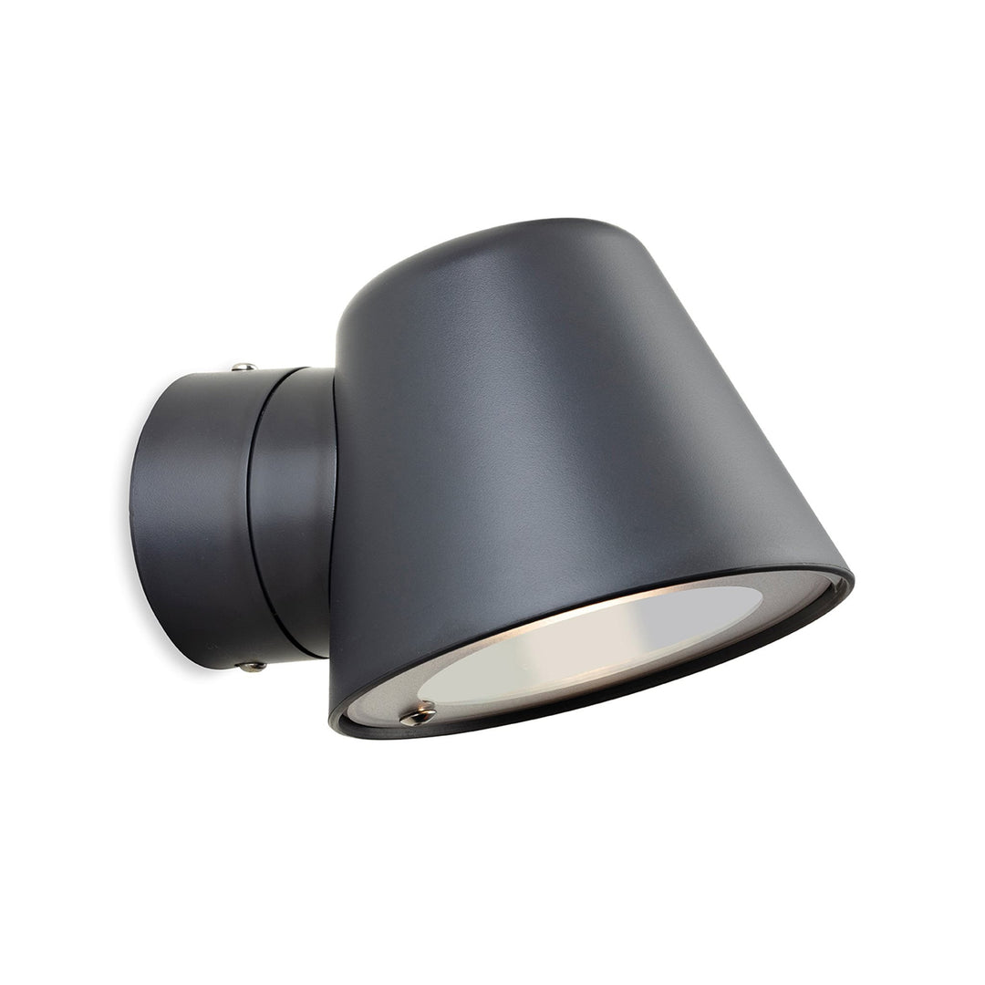 Lampada da Parete Esterna in Resina Dakota, Grafite