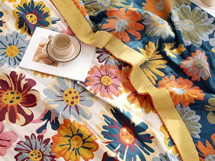 Coperta Fiore Luminoso